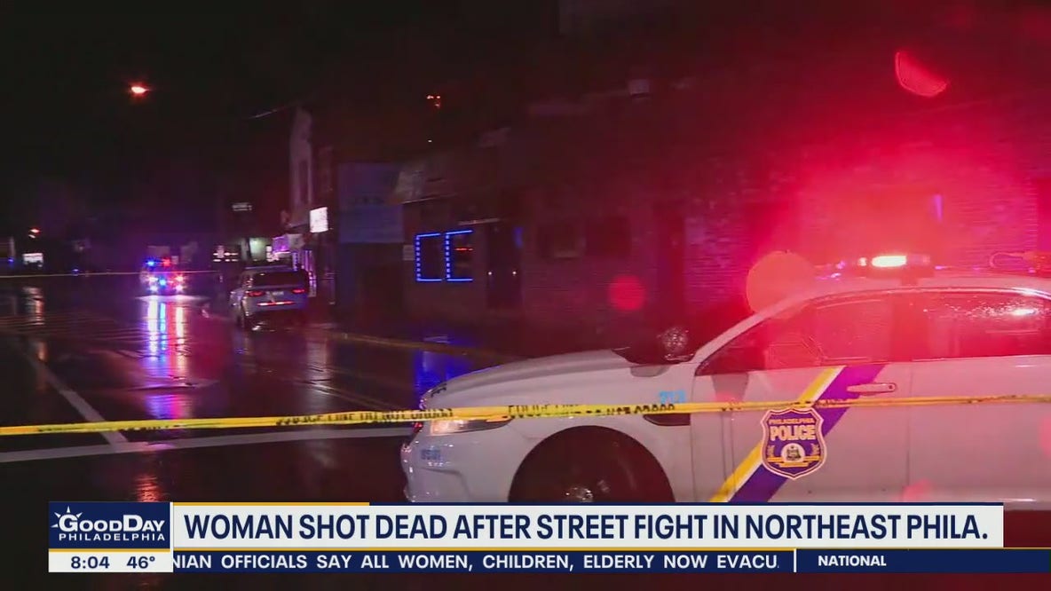 Woman fatally shot after street fight in Northeast Philadelphia